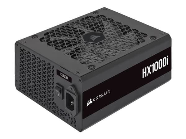 CORSAIR HXi Series HX1000i - Strømforsyning (intern) - ultralav støy - ATX12V 3.0/ EPS12V - 80 PLUS Platinum - AC 100-240 V - 1000 watt - Europa