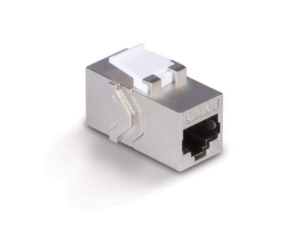 Lindy 60188, Flat, Metallisk, RJ-45, RJ-45, Hunkjønn, Hunkjønn