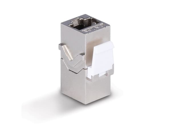 Lindy 60188, flat, metallisk, RJ-45, RJ-45, kvinne, kvinne