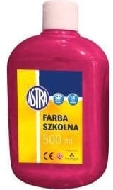 School paint bottle 500ml pink ASTRA