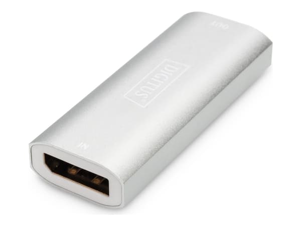 DIGITUS - Video/lyd-forlenger - DisplayPort - DisplayPort / DisplayPort - opp til 30 m