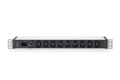 Miniatyrbilde 3 av 5: DIGITUS - Strømfordelerenhet (kan monteres i rack) - AC 230 V - 2300 VA - enkeltfase - inngang: IEC 60320 C14 - utgangskontakter: 9 (power IEC 60320