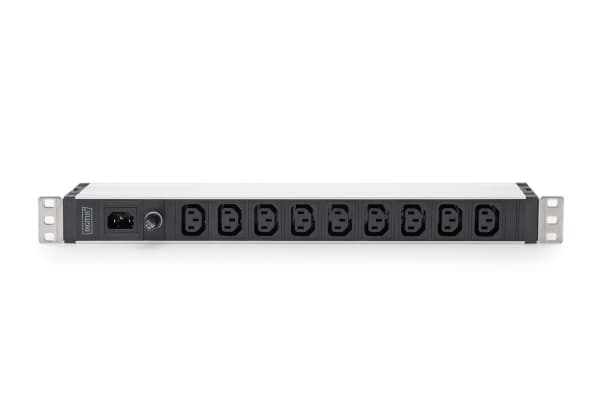 DIGITUS - Strømfordelerenhet (kan monteres i rack) - AC 230 V - 2300 VA - enkeltfase - inngang: IEC 60320 C14 - utgangskontakter: 9 (power IEC 60320