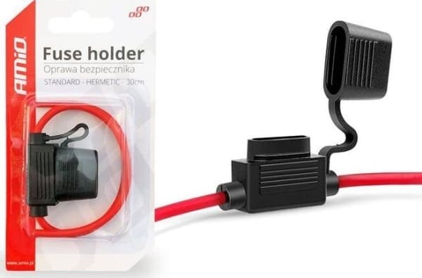 AMiO STANDARD sikringsholder med 30cm kabel