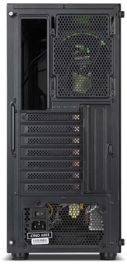 NOX Infinity Gamma, Midi Tower, PC, Svart, ATX, ITX, micro ATX, Stål, Multi