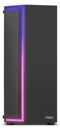 Miniatyrbild 1 av 5: NOX Infinity Gamma, Midi Tower, PC, Svart, ATX, ITX, micro ATX, Stål, Multi