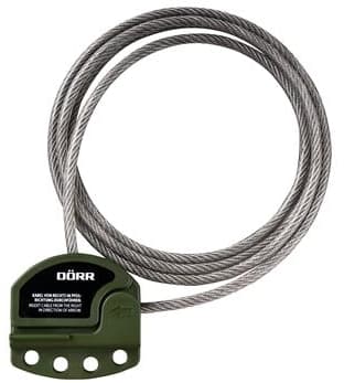 Dörr 204452, 1,8 m, nyckel, Plast, Polyvinylklorid (PVC), Stål, Grön, Transparent