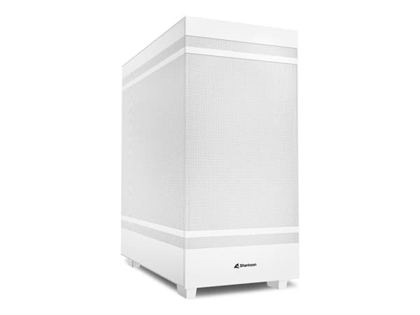 Sharkoon Rebel C50 ATX, Full Tower, PC, Valkoinen, ATX, mikro ATX, Mini-ATX, Metalli, 16,8 cm Valkoinen
