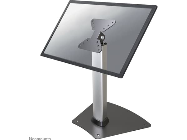 Neomounts FPMA-D1500 - Ställ - för LCD-display - silver - skärmstorlek: 10"-32" - skrivbordsstativ, disk-monteringsbar