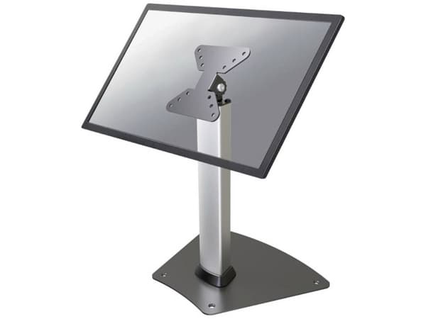 Neomounts FPMA-D1500 - Ställ - för LCD-display - silver - skärmstorlek: 10"-32" - skrivbordsstativ, disk-monteringsbar