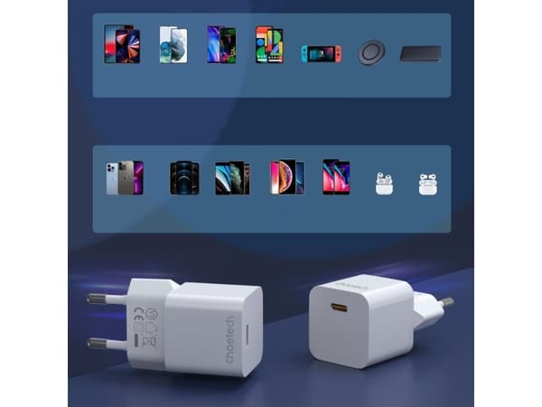 Choetech PD5010 laturi 1x USB-C 3A (6932112101938)
