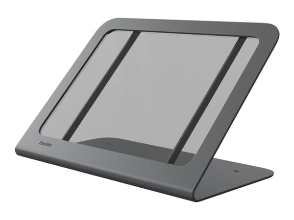Heckler WindFall - Ställ - för surfplatta - låsbar - stål - gråsvart - skrivbord - för Apple iPad Wi-Fi Grå