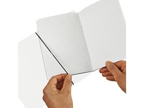 Herlitz 11361409, Gjennomsiktig, A6, 40 ark, 70 g/m², Rute papir