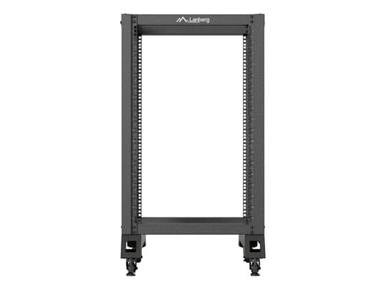 Lanberg - Rack åpen ramme - 600x800 mm - RAL 9004 - 18U - 19"