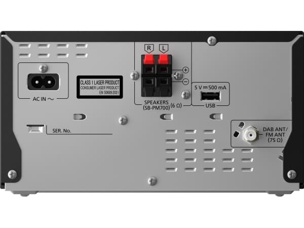 Panasonic SC - Mikrosystem - 80 Watt (Totalt) - sortering