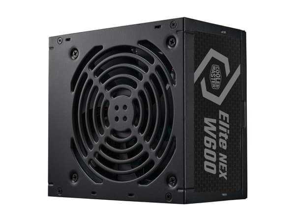 Cooler Master Elite NEX W600 - Strømforsyning (intern) - ATX12V 2.41/ EPS12V - 80 Plus White - AC 200-240 V - 600 watt - aktiv PFC