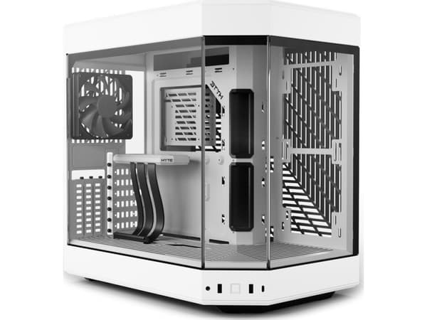 HYTE Y60 - Keskitorni - ATX-rakennus - sivupaneeli (hærdet lasi) - sisäinen runko (ATX) - USB/Lyd - USB/Lyd