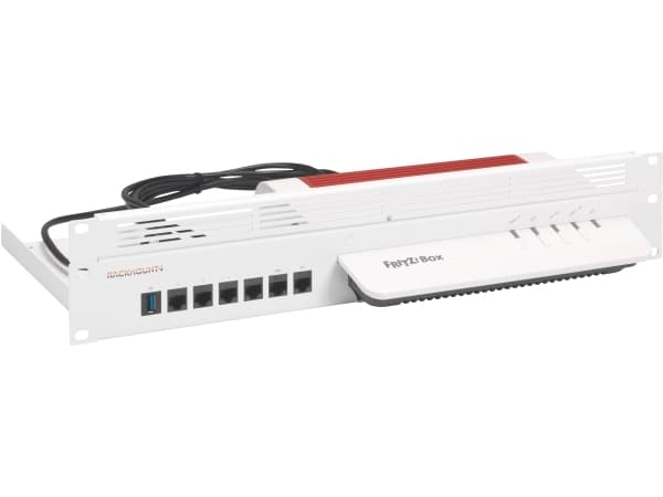 Rackmount.IT RM-FB-T7, Hvit, 1.3U/2U, AVM FRITZ!Box 5590 AVM FRITZ!Box 7590 AX, 482 mm, 217 mm, 59 mm
