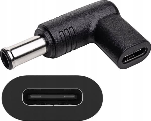 Akyga AK-ND-C114, USB-C, 6.5 x 4.4 mm, Sort