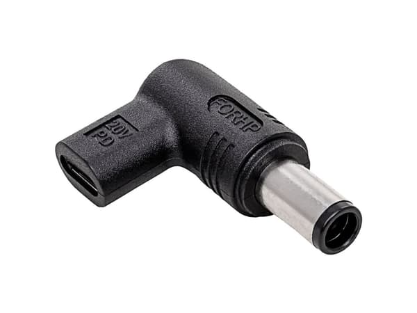 Akyga AK-ND-C07, USB-C, 7.4 x 5.0 mm, Svart
