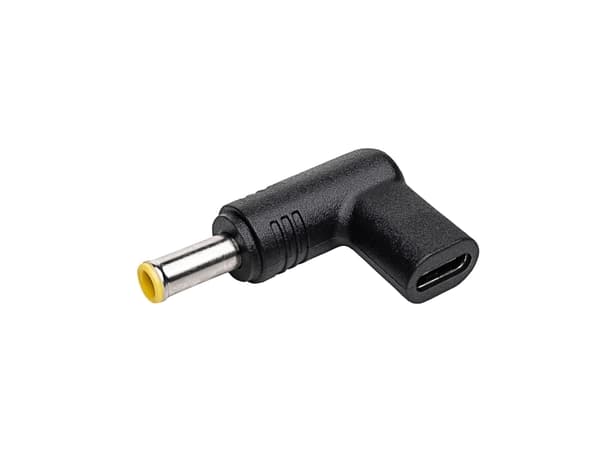 Akyga AK-ND-C16, USB-C, 5.5 x 3.0 mm, Svart