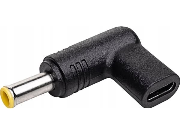 Akyga AK-ND-C16, USB-C, 5.5 x 3.0 mm, Svart