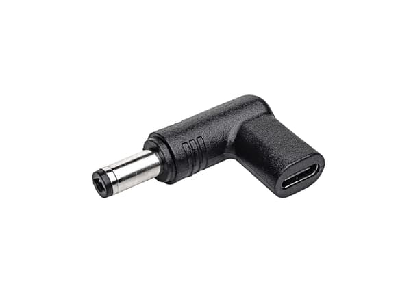 Akyga AK-ND-C02, USB-C, 5.5 x 2.1 mm, Sort