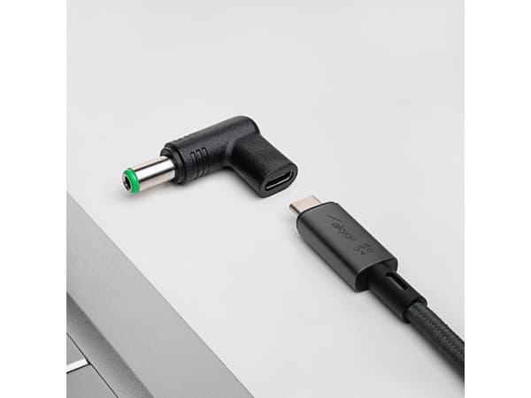Akyga AK-ND-C18, USB-C, 6.3 x 3.0 mm, Svart