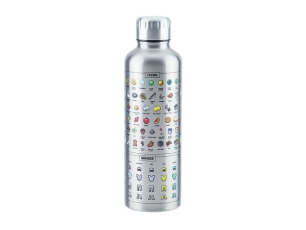 Paladone Minecraft Metal Water Bottle, 500 ml, Daglig bruk, Rustfritt stål, Rustfritt stål, Skrulokk, Rustfritt stål