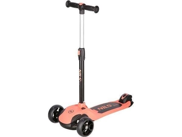 Scooter NILS Fun HLB122 LED PINK CHILDREN'S SCOOTER NILS FUN