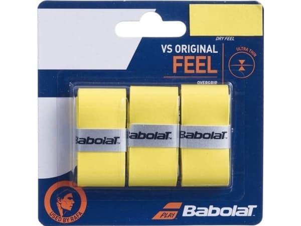 Babolat Owijka Babolat Vs Original Feel żółta 3szt 653040 113