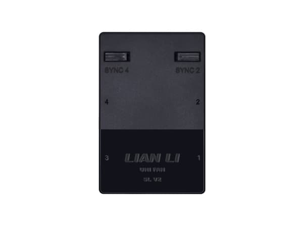 Lian Li UNI HUB SLV2 L-Connect 3-kontroller, egnet for SLV2 Black-vifter