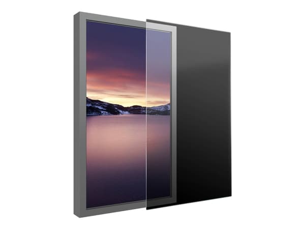 Multibrackets M Pro Series - Monteringskomponent (säkerhetsark) - för hölje - plast, polykarbonat, plexiglas - transparent - skärmstorlek: 65"