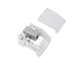 Miniatyrbilde 2 av 4: LogiLink DIN-skinneadapter med 1 Keystone-modul, lysegrå for 2x RJ45-moduler Cat.6A, laget av plast, med jordingsfjær - 1 stk (MP0056)