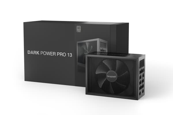 be quiet! Dark Power Pro 13 1300W - Strømforsyning (intern) - ATX12V 3.0/ EPS12V 2.92 - 80 PLUS Titanium - AC 115-240 V - 1300 watt - aktiv PFC - Eur