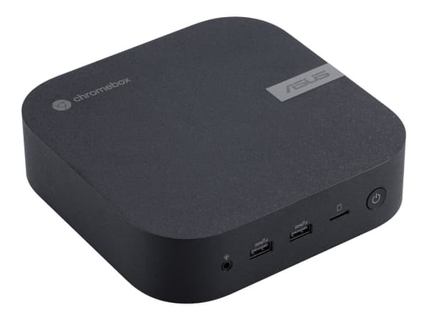 ASUS Chromebox 5 S3006UN - Mini-PC 1 x Core i3 1220P / upp till 4.4 GHz - RAM 8 GB - SSD 128 GB - NVMe - UHD Graphics - Gigabit Ethernet, 2.5 Gigabit