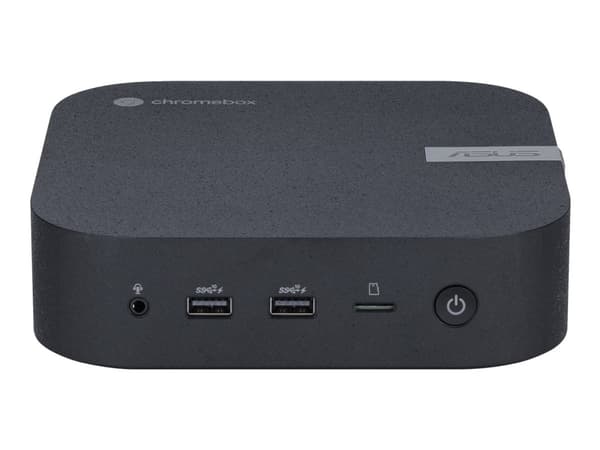 ASUS Chromebox 5 S3006UN - Mini-PC 1 x Core i3 1220P / upp till 4.4 GHz - RAM 8 GB - SSD 128 GB - NVMe - UHD Graphics - Gigabit Ethernet, 2.5 Gigabit