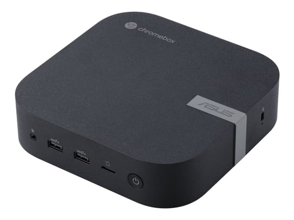 ASUS Chromebox 5 S3006UN - Mini-PC 1 x Core i3 1220P / upp till 4.4 GHz - RAM 8 GB - SSD 128 GB - NVMe - UHD Graphics - Gigabit Ethernet, 2.5 Gigabit Svart