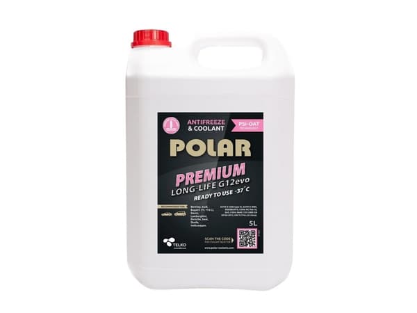 KJØLEVÆSKE POLAR G12EVO 5 L