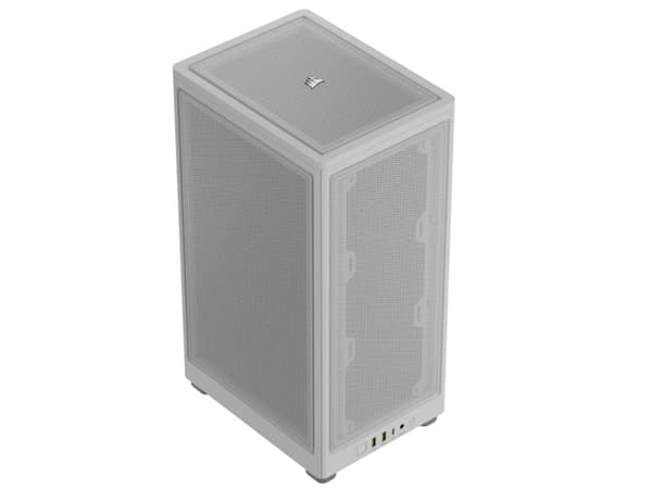CORSAIR 2000D AIRFLOW - SFF Tower - mini-ITX - hvit - USB/lyd