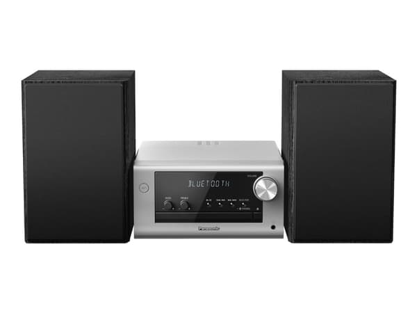 Panasonic SC-PM704 - Mikrosystem - 80 watt (Total) - sølv