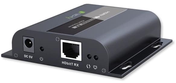 Techly IDATA EXTIP-383RV4, 1920 x 1080 piksler, AV-mottaker, 120 m, Koblet med ledninger (ikke trådløs), Sort, HDCP