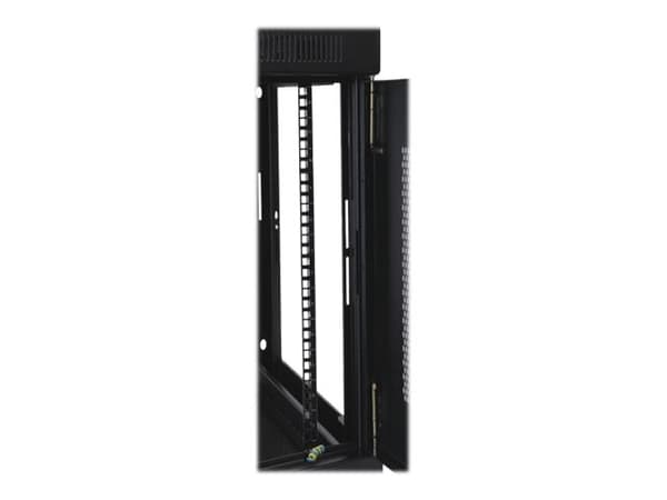Eaton Tripp Lite Series 12U Wall Mount Rack Enclosure Server Cabinet w/ Door & Side Panels - Rack skap - veggmonterbar - svart - 12U - 19"