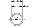 Miniatyrbilde 4 av 5: Geberit 390.001.14.1, Generell nytte, 0,25 m
