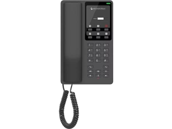 Grandstream Networks GHP621W, IP Phone, Musta, Johdollinen puhelin, 2 linjat, LCD, Gigabitti Ethernet