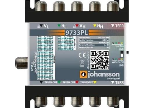 Johansson Multiswitch Unicable II Johansson 9733PL ver.2 - 5/1 dCSS/dSCR