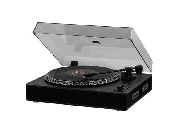 Sencor STT 510UBA, Beltedrevet platespiller, Semi-automatisk, Sort, V-belte, 33 RPM, 45 RPM