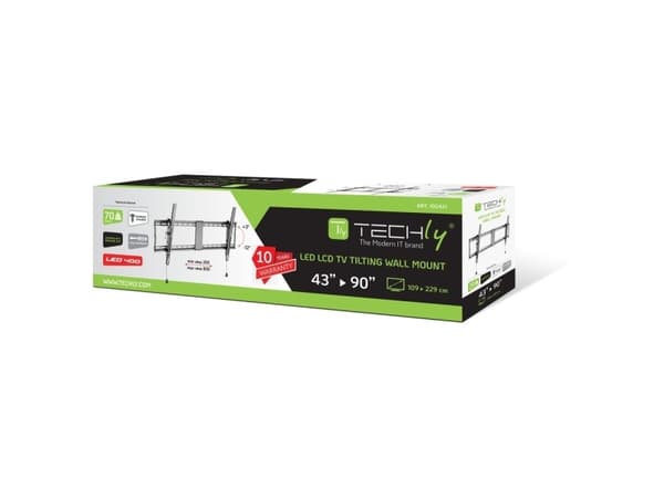 Techly ICA-PLB 590 tv-beslag 2,29 m (90") Sort
