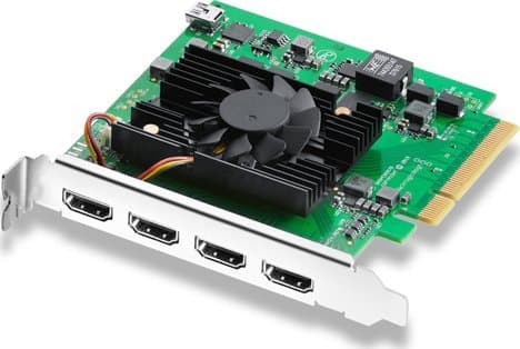 Blackmagic DeckLink Quad HDMI Recorder - Videofangstadapter - PCIe 3.0 x8 - NTSC, PAL