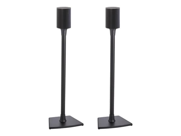 Sanus WSSE12 - Ställ - fixerad - för speakers - stål - svart - golvstående (paket om 2) - för Sonos Era 100